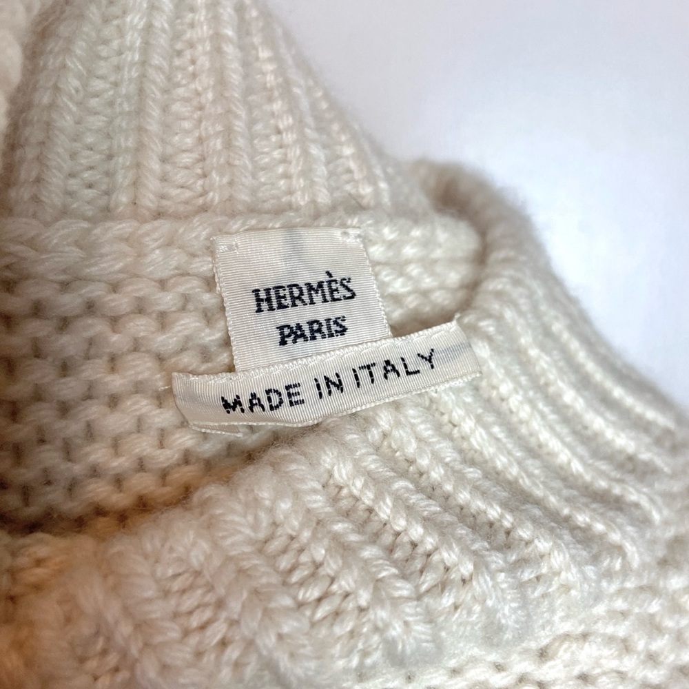 Beautiful Hermès Garter Stitch Pullover Sweater - Picture 11 of 12